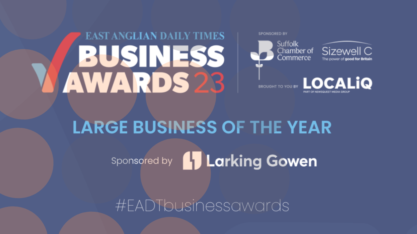 Bacton Logistics Named Finalist for Large Business of the Year at the East Anglian Daily Times Business Awards 2023